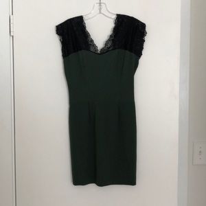 Forest Green mini dress